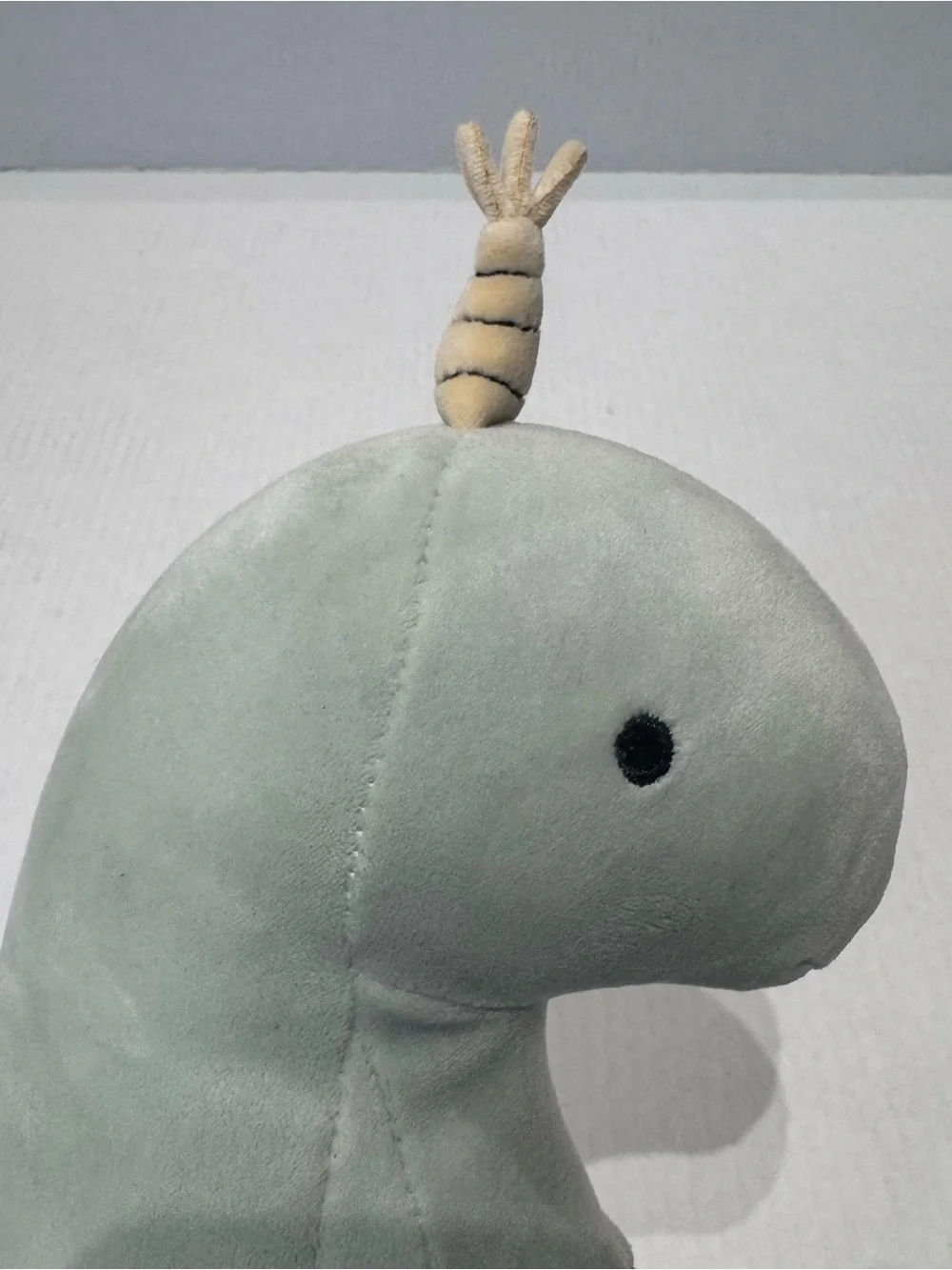 Roomies Party Dinosaur Minicushion Plush Dino Stuffed Animal Toy 15” Mint Green